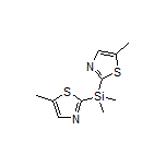 Dimethylbis(5-methyl-2-thiazolyl)silane