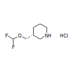 (R)-3-((Difluoromethoxy)methyl)piperidine Hydrochloride