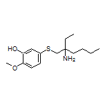 rac-5-[(2-Amino-2-ethylhexyl)thio]-2-methoxyphenol