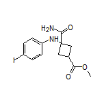 Methyl 3-Carbamoyl-3-[(4-iodophenyl)amino]cyclobutane-1-carboxylate