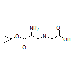 2-((2-Amino-3-(tert-butoxy)-3-oxopropyl)(methyl)amino)acetic Acid