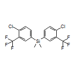 Bis[4-chloro-3-(trifluoromethyl)phenyl]dimethylsilane