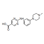 2-((3-(4-Methylpiperazin-1-yl)phenyl)amino)pyrimidine-5-carboxylic Acid