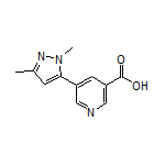 5-(1,3-Dimethyl-1H-pyrazol-5-yl)nicotinic Acid