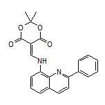 2,2-Dimethyl-5-[[(2-phenyl-8-quinolyl)amino]methylene]-1,3-dioxane-4,6-dione