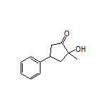 2-Hydroxy-2-methyl-4-phenylcyclopentanone