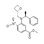 Methyl 4-Nitro-3-(((S)-oxetan-2-ylmethyl)((S)-1-phenylethyl)amino)benzoate