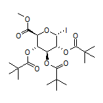 (2R,3R,4S,5S,6S)-2-Iodo-6-(methoxycarbonyl)tetrahydro-2H-pyran-3,4,5-triyl Tris(2,2-dimethylpropanoate)