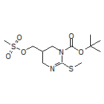 tert-Butyl 5-(((Methylsulfonyl)oxy)methyl)-2-(methylthio)-5,6-dihydropyrimidine-1(4H)-carboxylate