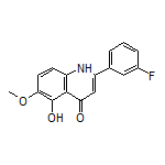 2-(3-Fluorophenyl)-5-hydroxy-6-methoxyquinolin-4(1H)-one