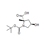 (2S,4R)-1-Boc-4-hydroxy-2-methylpyrrolidine-2-carboxylic Acid