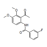 N-(2-Acetyl-3,4-dimethoxyphenyl)-3-fluorobenzamide