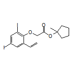 1-Methylcyclopentyl 2-(2,4-Diiodo-6-vinylphenoxy)acetate