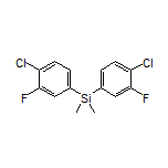 Bis(4-chloro-3-fluorophenyl)dimethylsilane