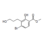 Methyl 4-Bromo-2-hydroxy-3-(3-hydroxypropyl)benzoate