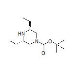 (3S,5S)-1-Boc-3,5-diethylpiperazine