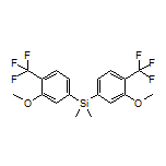 Bis[3-methoxy-4-(trifluoromethyl)phenyl]dimethylsilane
