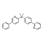 2-[Dimethyl[4-(2-pyridyl)phenyl]silyl]-5-phenylpyridine