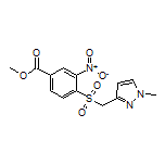 Methyl 4-[[(1-Methyl-3-pyrazolyl)methyl]sulfonyl]-3-nitrobenzoate