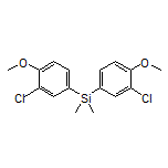Bis(3-chloro-4-methoxyphenyl)dimethylsilane