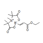 (E)-8-(3-Ethoxy-3-oxoprop-1-en-1-yl)-3,3,4,5,5-pentamethyl-2,6-dioxohexahydro-[1,3,2]oxazaborolo[2,3-b][1,3,2]oxazaborol-4-ium-8-uide