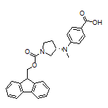 (S)-4-((1-Fmoc-3-pyrrolidinyl)(methyl)amino)benzoic Acid