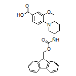 (S)-4-(3-(Fmoc-amino)piperidin-1-yl)-3-methoxybenzoic Acid