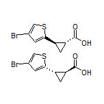 trans-2-(4-Bromo-2-thienyl)cyclopropane-1-carboxylic Acid