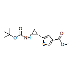 Methyl 5-[(1S,2S)-2-(Boc-amino)cyclopropyl]thiophene-3-carboxylate