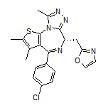 (S)-2-[[4-(4-Chlorophenyl)-2,3,9-trimethyl-6H-thieno[3,2-f][1,2,4]triazolo[4,3-a][1,4]diazepin-6-yl]methyl]oxazole