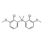 Bis(2-chloro-3-methoxyphenyl)dimethylsilane