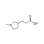 3-(1-Methylpyrrolidin-3-yl)propanoic Acid