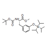 Methyl (S)-2-(Boc-amino)-3-[3-[(triisopropylsilyl)oxy]phenyl]propanoate