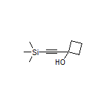 1-((Trimethylsilyl)ethynyl)cyclobutanol