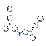 Bis[9-([1,1’-biphenyl]-4-yl)-9H-carbazol-3-yl]dimethylsilane