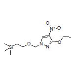 3-Ethoxy-4-nitro-1-[[2-(trimethylsilyl)ethoxy]methyl]pyrazole