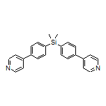 Dimethylbis[4-(4-pyridyl)phenyl]silane