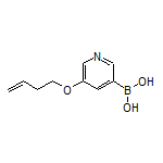 5-(But-3-en-1-yloxy)pyridine-3-boronic Acid
