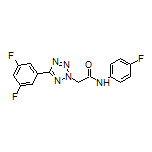 2-[5-(3,5-Difluorophenyl)-2H-tetrazol-2-yl]-N-(4-fluorophenyl)acetamide