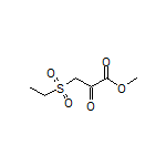 Methyl 3-(Ethylsulfonyl)-2-oxopropanoate