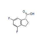 (R)-4,6-Difluoro-2,3-dihydro-1H-indene-1-carboxylic Acid