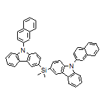 二甲基双[9-(2-萘基)-9H-咔唑-3-基]硅烷