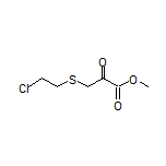 Methyl 3-[(2-Chloroethyl)thio]-2-oxopropanoate