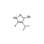 3-溴-5-碘-4-异丙基-1H-吡唑