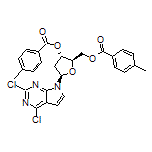 (2R,3S,5R)-5-(2,4-Dichloro-7H-pyrrolo[2,3-d]pyrimidin-7-yl)-2-[[(4-methylbenzoyl)oxy]methyl]tetrahydrofuran-3-yl 4-Methylbenzoate