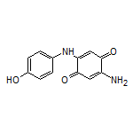 2-Amino-5-((4-hydroxyphenyl)amino)cyclohexa-2,5-diene-1,4-dione