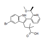 (S)-3-(5-溴-2-(2-(1-甲氧基乙基)吡啶-3-基)-1H-吲哚-3-基)-2,2-二甲基丙酸