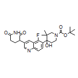 3-[6-(1-Boc-4-hydroxy-3,3-dimethyl-4-piperidyl)-5-fluoro-3-quinolyl]piperidine-2,6-dione