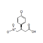 (R)-3-(4-Chlorophenyl)-4-nitrobutanoic Acid
