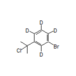 1-Bromo-3-(2-chloro-2-propanyl)benzene-2,4,5,6-d4